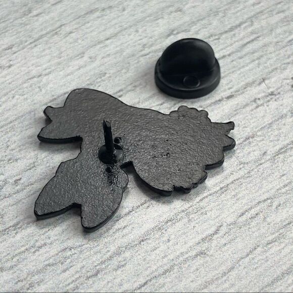 Fox Don’t Talk To Me Enamel Pin/ Brooch Lapel - Picture 4 of 6